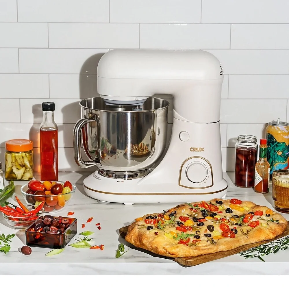 CRUX® 5.3 Qt. Stand Mixer in Matte White